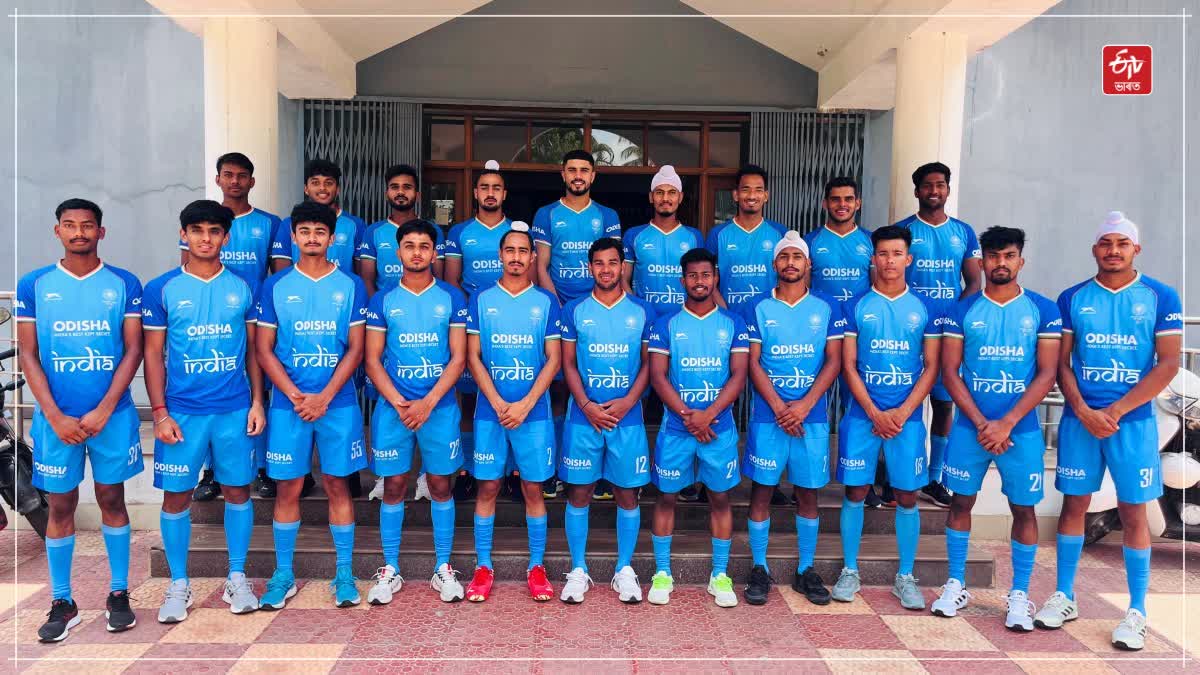 India Hockey Junior team for Europe tour
