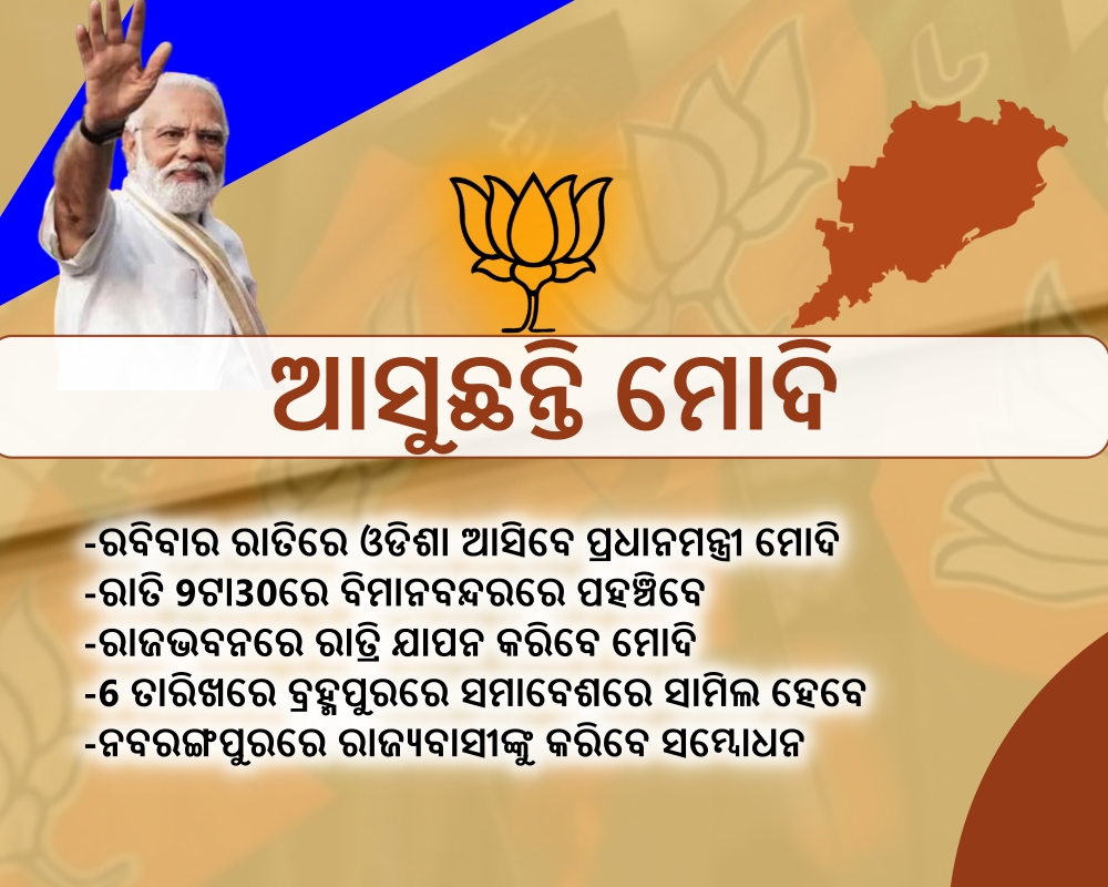 PM MODI ODISHA VISIT