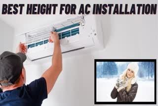 best height for air conditioner installation