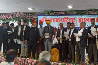 Advocate Council members taking oath in Jhalawar