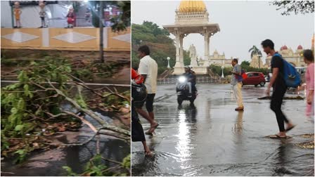 THUNDERSTORMS  HEAVY RAIN MYSORE KODAGU  MYSURU