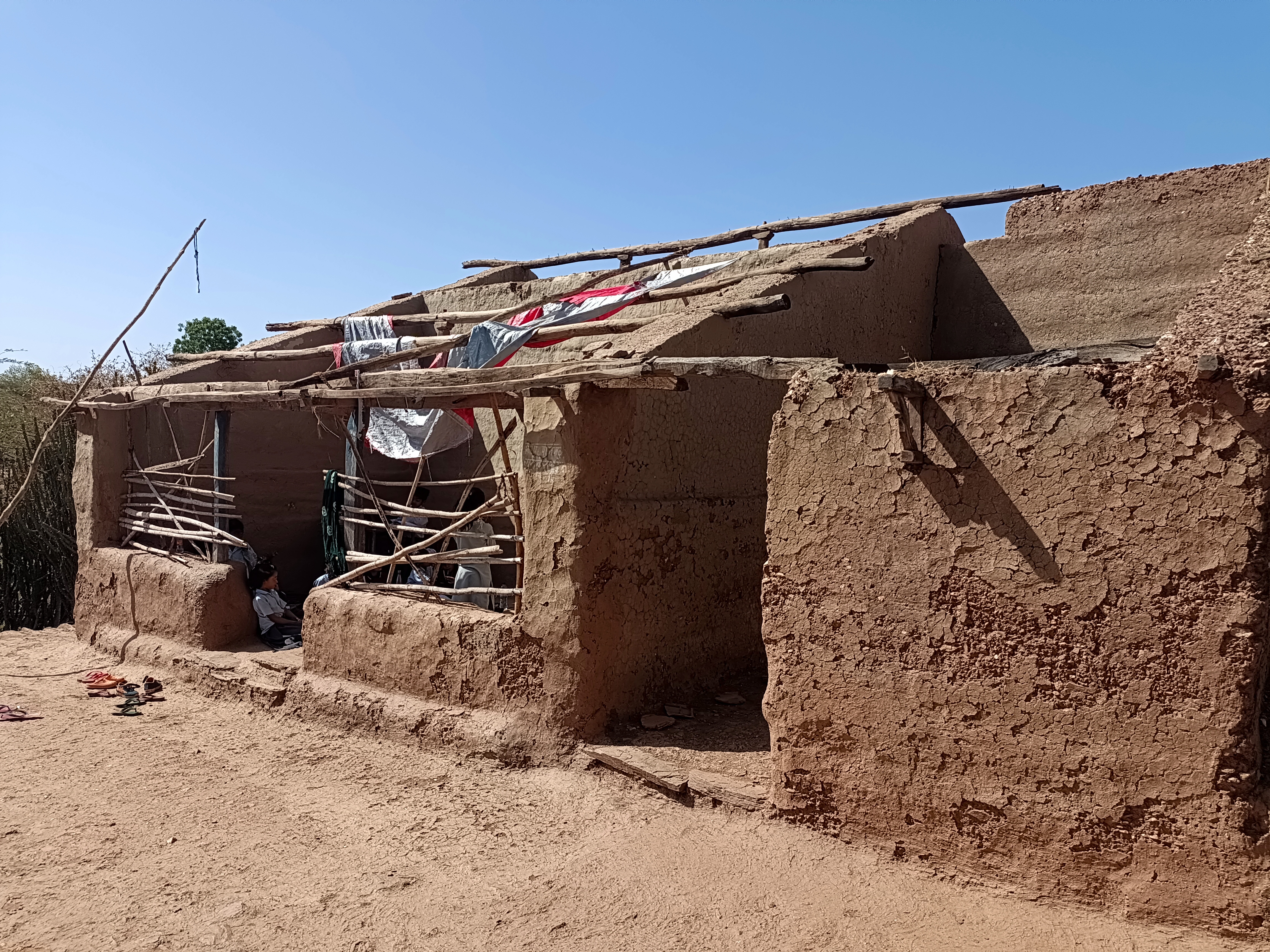 Raw and roofless government school