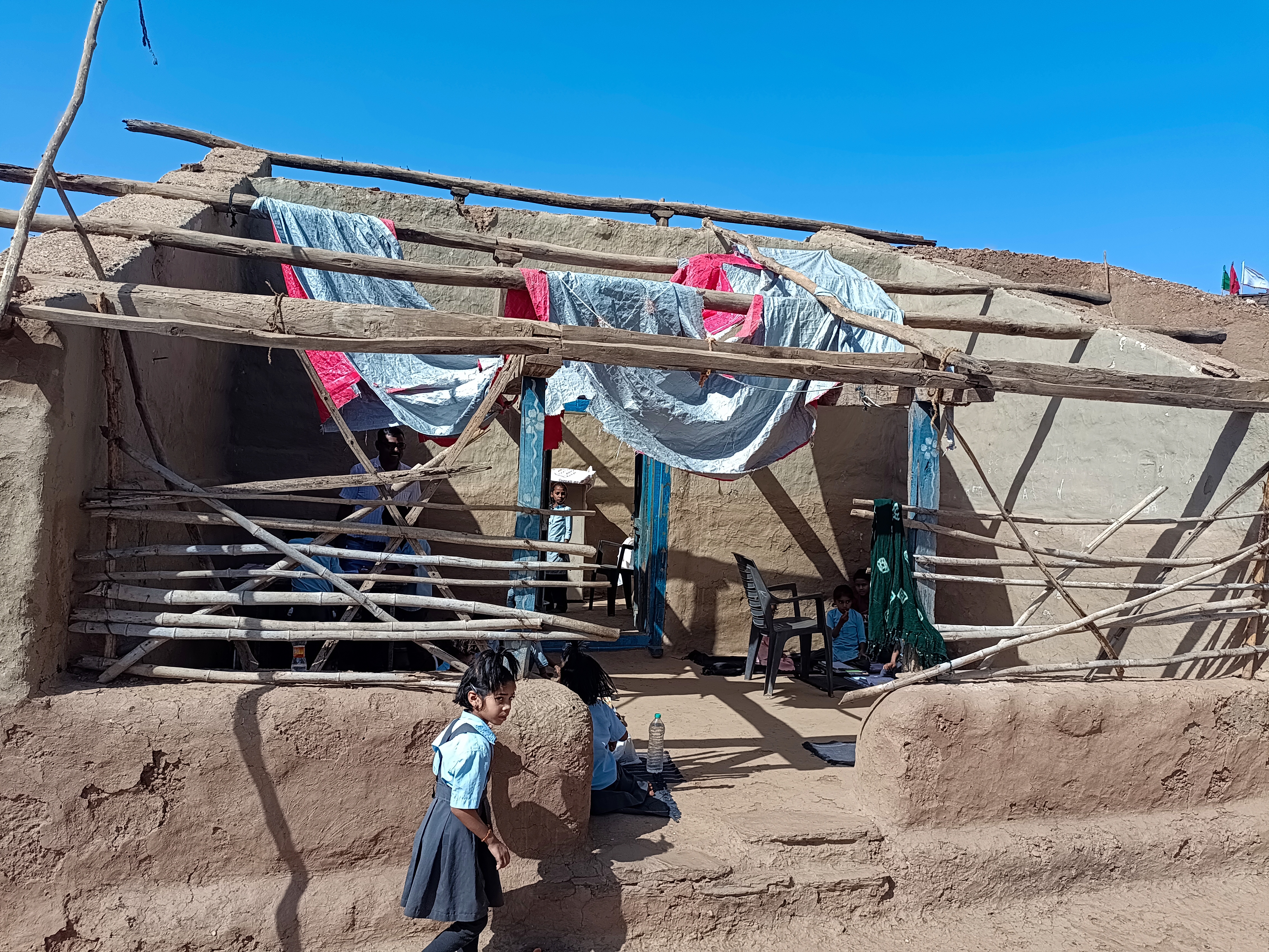 Raw and roofless government school