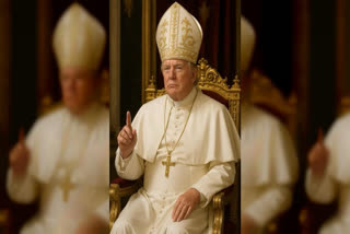Trump posted an artificial intelligence-generated image of himself dressed as pope on Trump's Truth Social site.