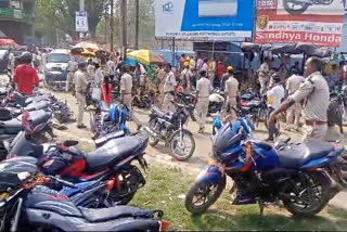ruckus outside counting centre in Bokaro