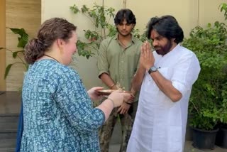 Celebrating Moment in Pawan Kalyan Residence