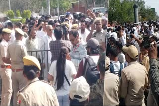 Congress Protest in Jaipur