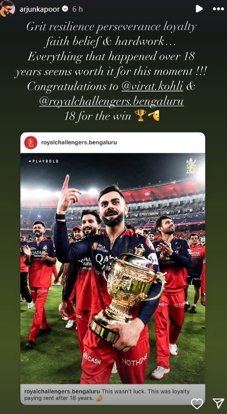 CELEBS REACTION ON RCB WIN IPL 2025