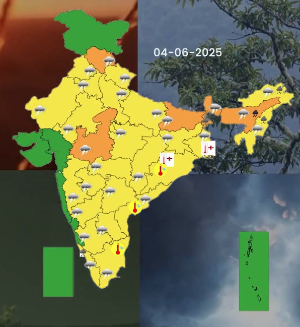 4th june weather alert madhya pradesh
