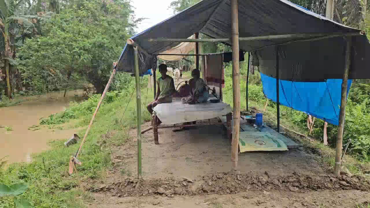 Various parts of Dibrugarh affected by the flood