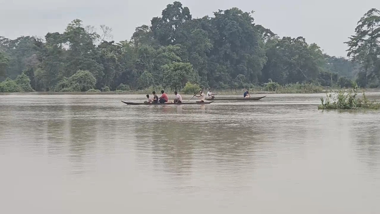 Various parts of Dibrugarh affected by the flood