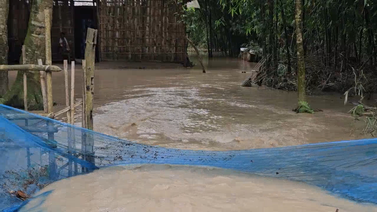 Various parts of Dibrugarh affected by the flood