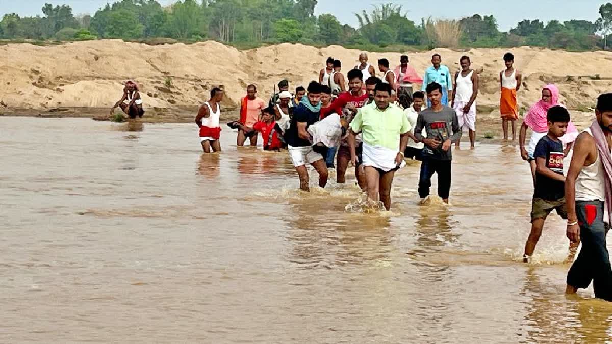 जमुई में नदी में डूबने से युवक की मौत