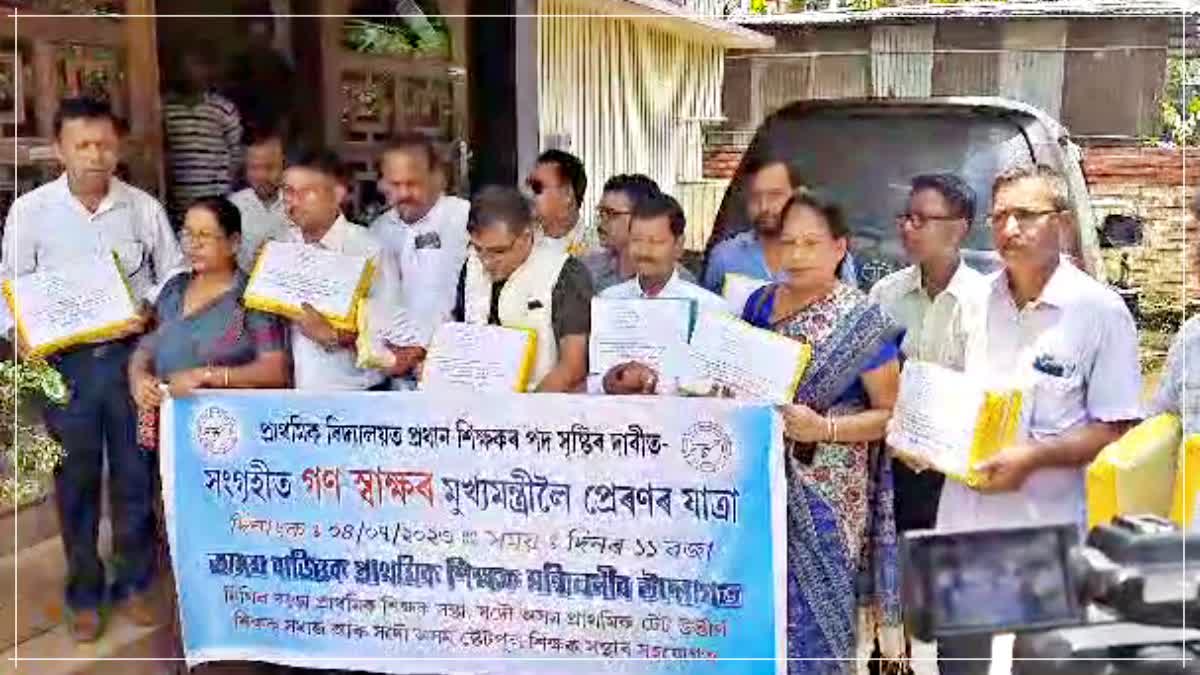 Mass signature campaign demanding headmaster posts