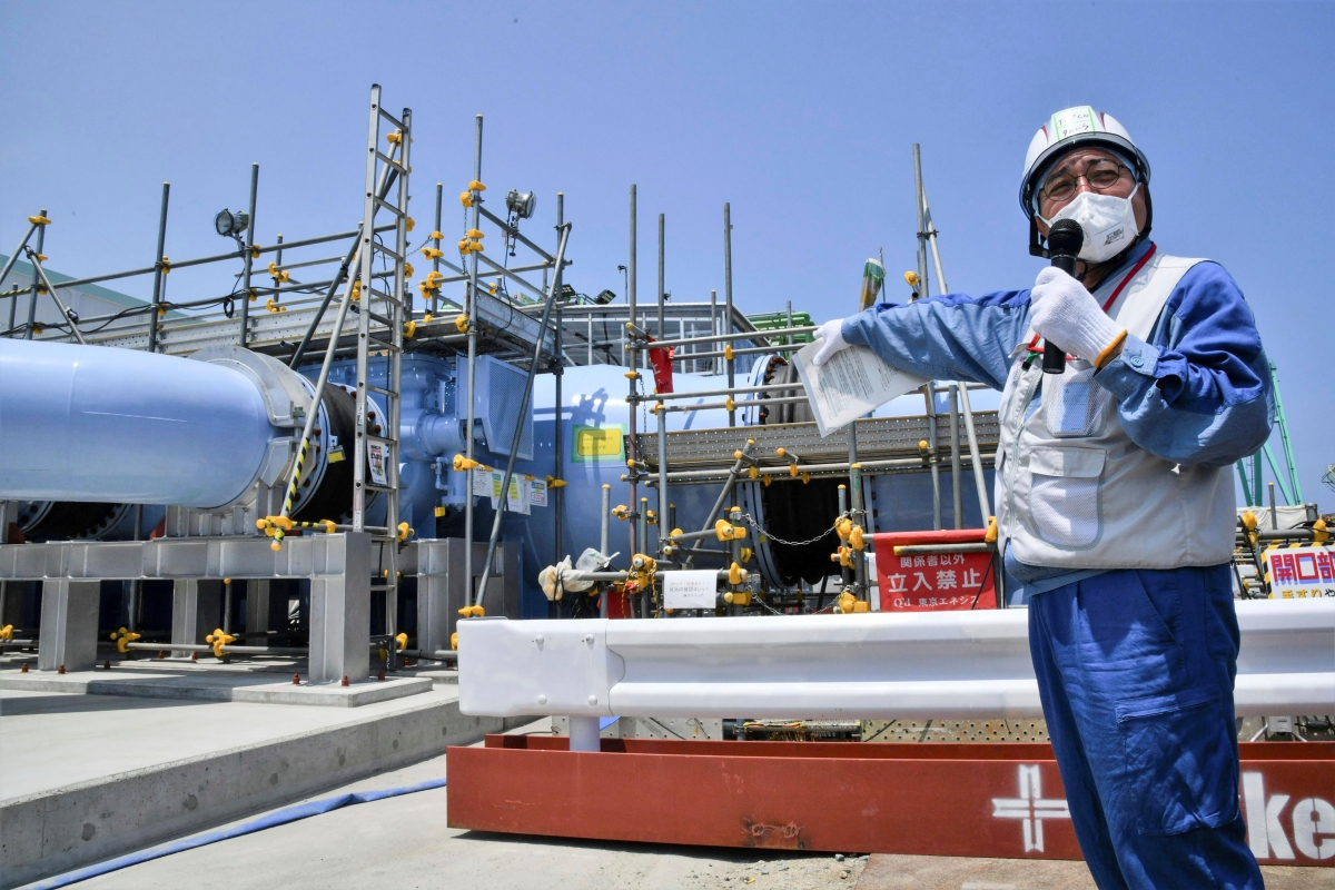 All equipment needed for the release into the sea of treated radioactive wastewater from the wrecked Fukushima nuclear plant has been completed and will be ready for a safety inspection by Japanese regulators this week, the plant operator said Monday, as opposition to the plan continues in and outside Japan over safety concerns.