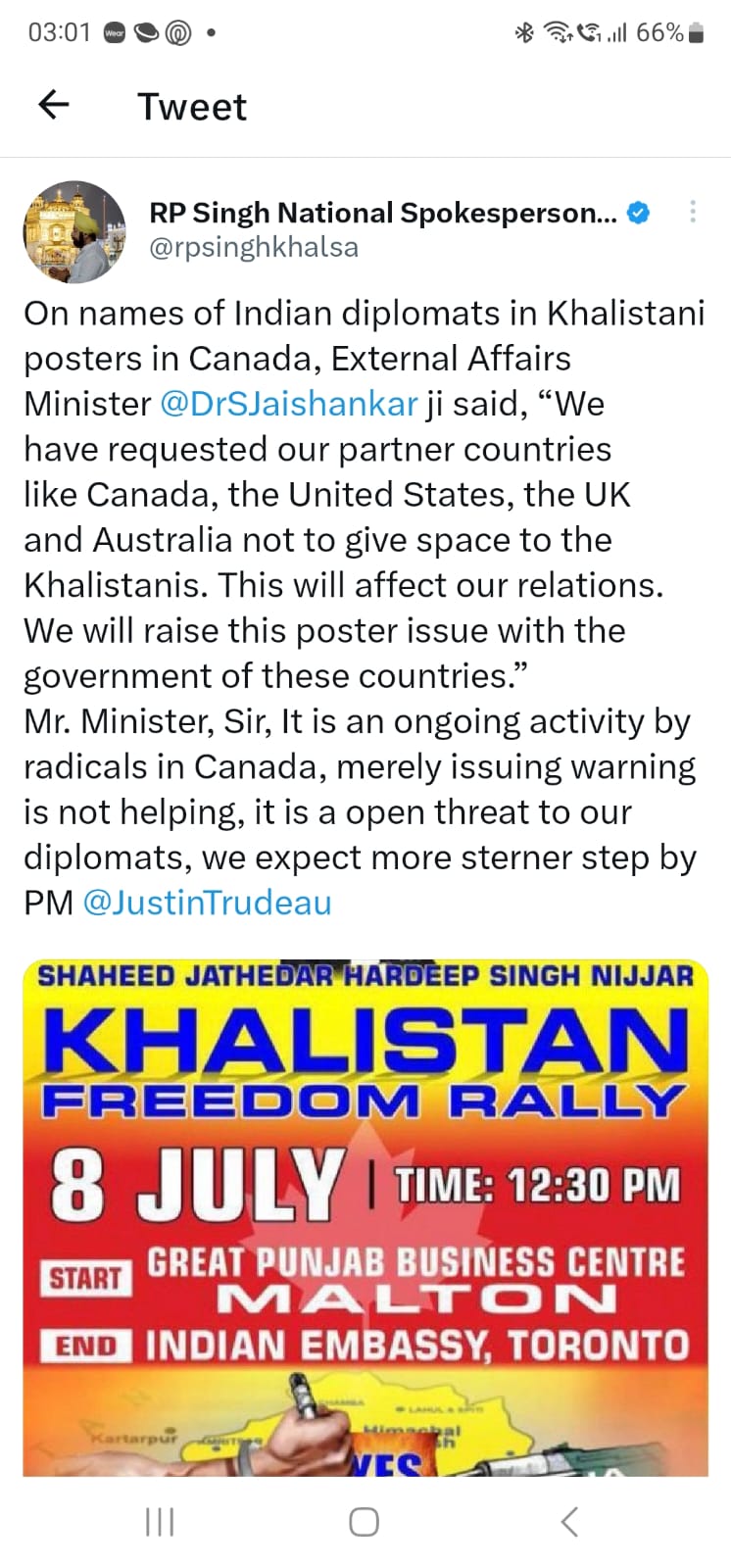 Khalistanis Target To Indian diplomats