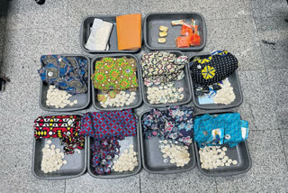 Hyderabad customs on Monday arrested a 43-year-old woman and seized heroin weighing 2027 grams, which has a market worth of Rs 14.2 crore, at the Rajiv Gandhi International Airport. The arrested woman is identified as a Burundi national who arrived from Nairobi to Hyderabad.