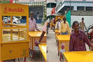 Distribution of Pushcarts