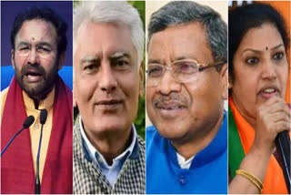 the BJP on Tuesday named Union minister G Kishan Reddy, Sunil Jakhar, Babulal Marandi and D Purandeswari its president in Telangana, Punjab, Jharkhand and Andhra Pradesh respectively.