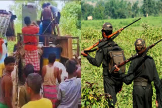 Two families of Central Reserve Police Force (CRPF) jawans on Monday evening left their villages in Chhattisgarh's Bijapur after the Maoists threatened them. According to sources, two youths of the families were recruited by the CRPF. Opposing the recruitment of the jawans, the Naxalites instructed them not to do farming in this village and gave the ultimatum to leave the village.