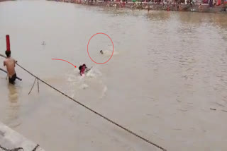Youth Drowning in Ganga