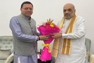 CHIEF MINISTER PUSHKAR SINGH DHAMI MET UNION HOME MINISTER AMIT SHAH