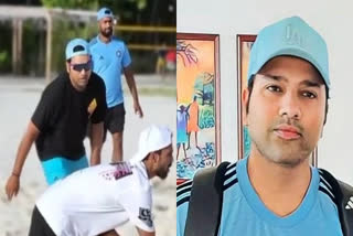 IND vs WI  Rohit Sharma  Rohit Sharma clean shaved look  Rohit Sharma viral picture  രോഹിത് ശര്‍മ  ഇന്ത്യ vs വെസ്റ്റ് ഇന്‍ഡീസ്  രോഹിത് ശര്‍മ ക്ലീന്‍ഷേവ് ലുക്ക്