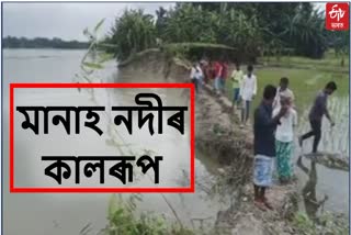 Manas river Erosion