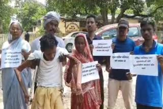demand-for-employment-by-displaced-tribal-family-of-bokaro-steel-plant