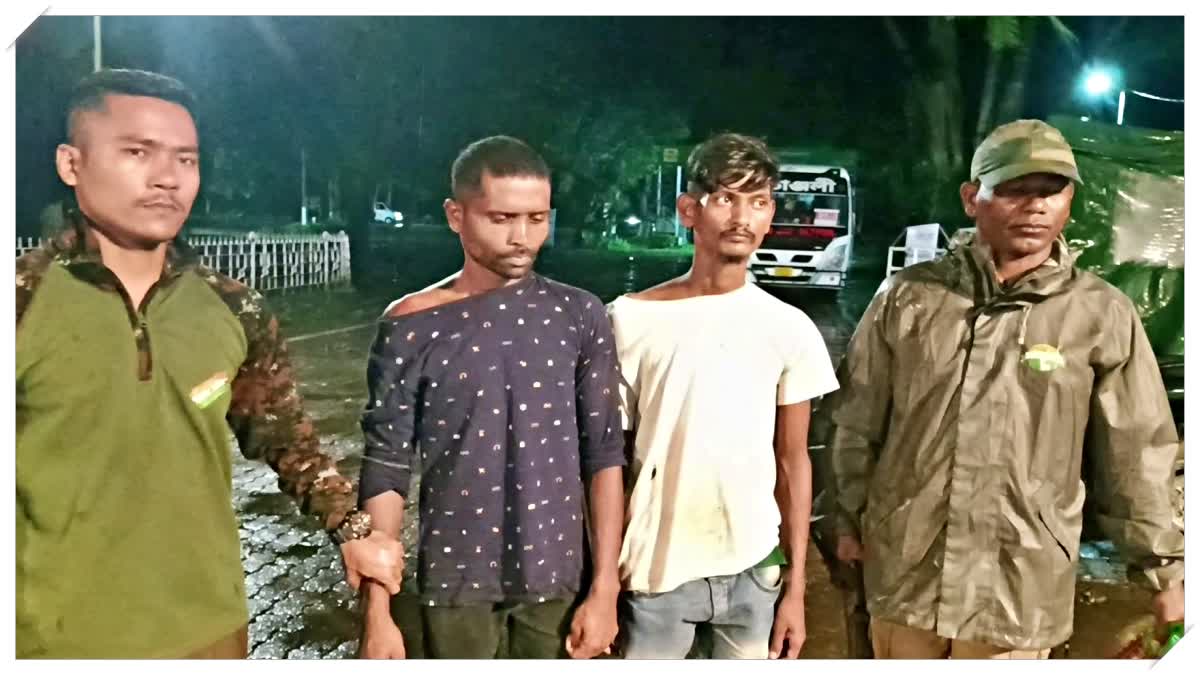 men arrested for poaching deer meat in Kaziranga