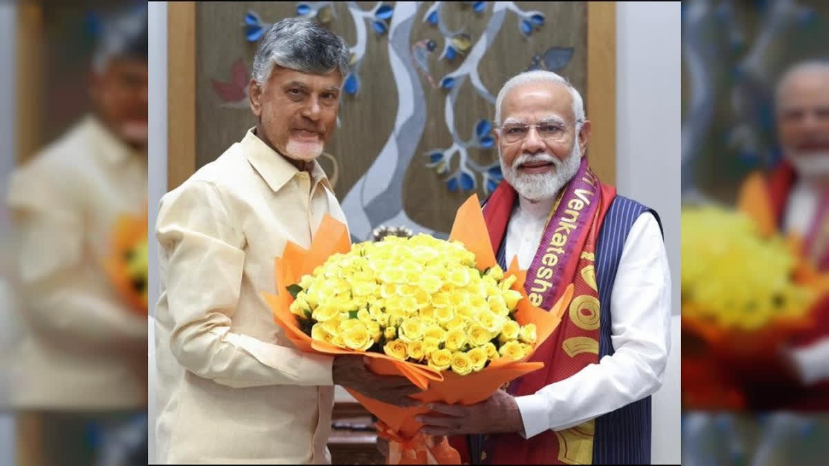 Andhra Pradesh Chief Minister N Chandrababu Naidu met Prime Minister Narendra Modi in the national capital on Thursday.