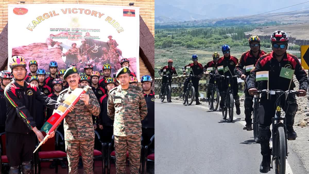 Army flags off Victory Ride from Rezang La to Kargil War Memorial