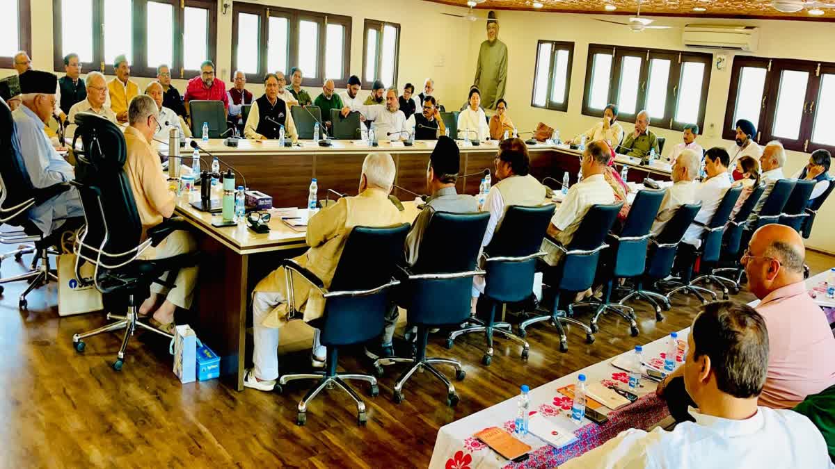 NC holds marathon meeting for contesting assembly polls