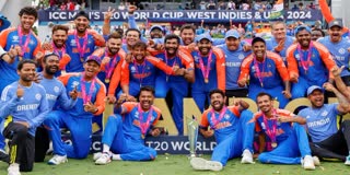 Indian Cricket team world cup victory ceremony
