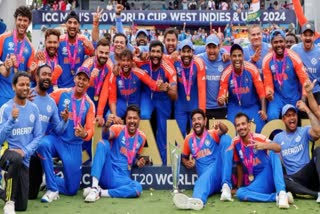 TEAM INDIA LANDS DELHI AIRPORT