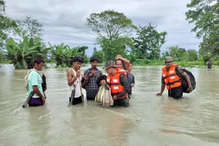 Assam Rifles launch Operation Jal Raahat in Imphal