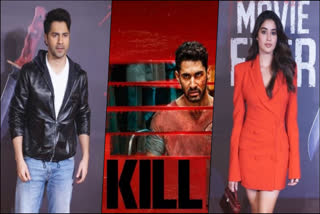 Kill Premiere: Varun Dhawan, Janhvi Kapoor, Others Grace Event in Black And Red Outfits Reflecting Film's Theme - Watch