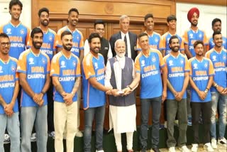 Etv BharatPM Narendra Modi Meets to Indian team