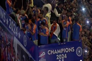 Team India T20 World Cup Celebration