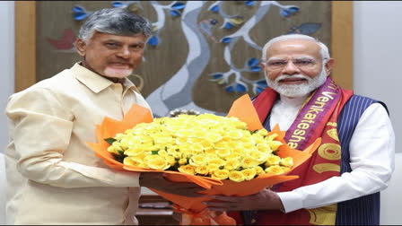 CM Chandrababu Met With PM Modi in Delhi Tour