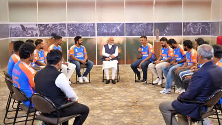 PM MODI INDIAN CRICKET TEAM  ICC T20 WORLD CUP CHAMPIONS  പ്രധാനമന്ത്രി ക്രിക്കറ്റ് ലോകകപ്പ്  ഐസിസി ടി20 ലോകകപ്പ്