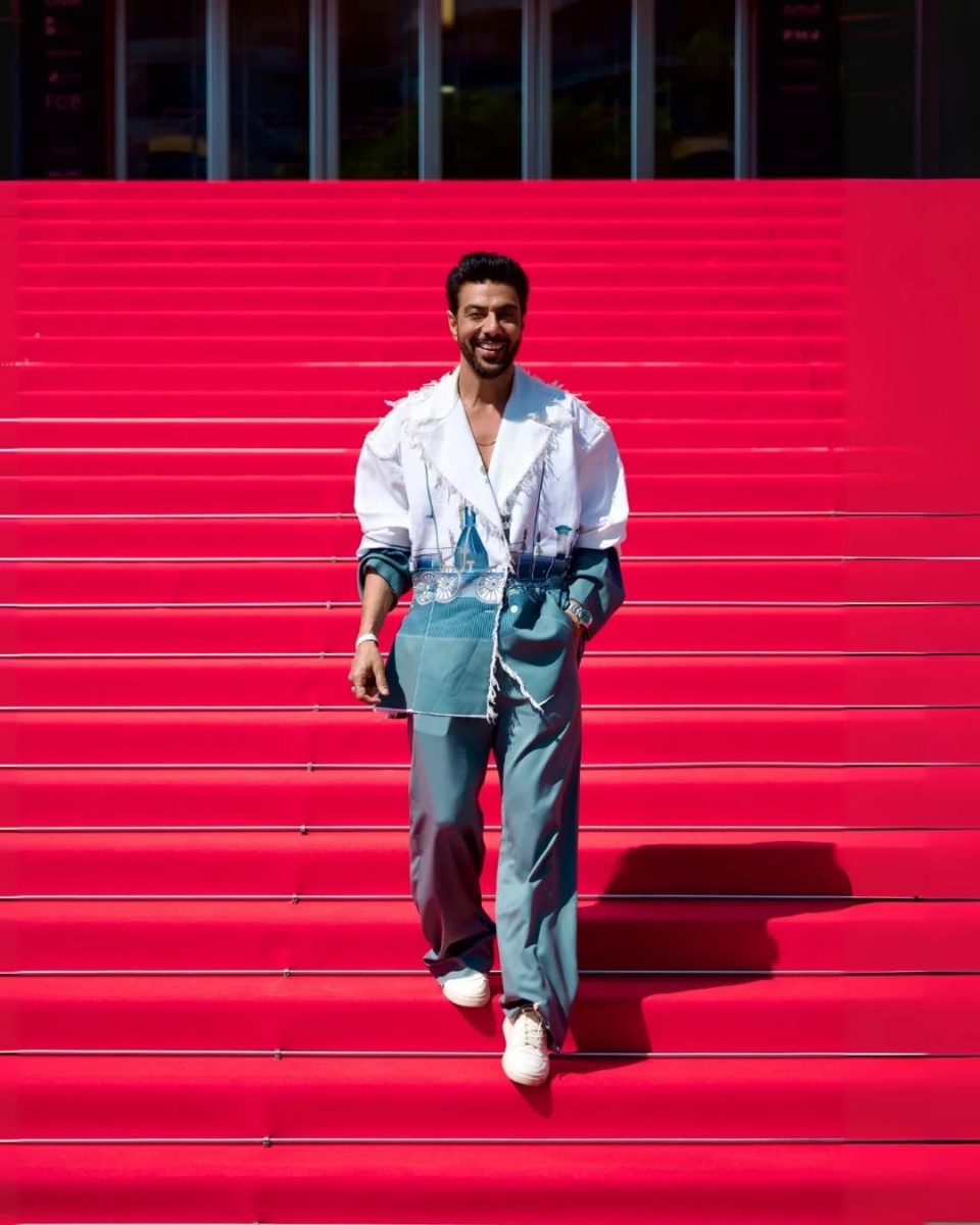 Ranveer Brar on the red carpet