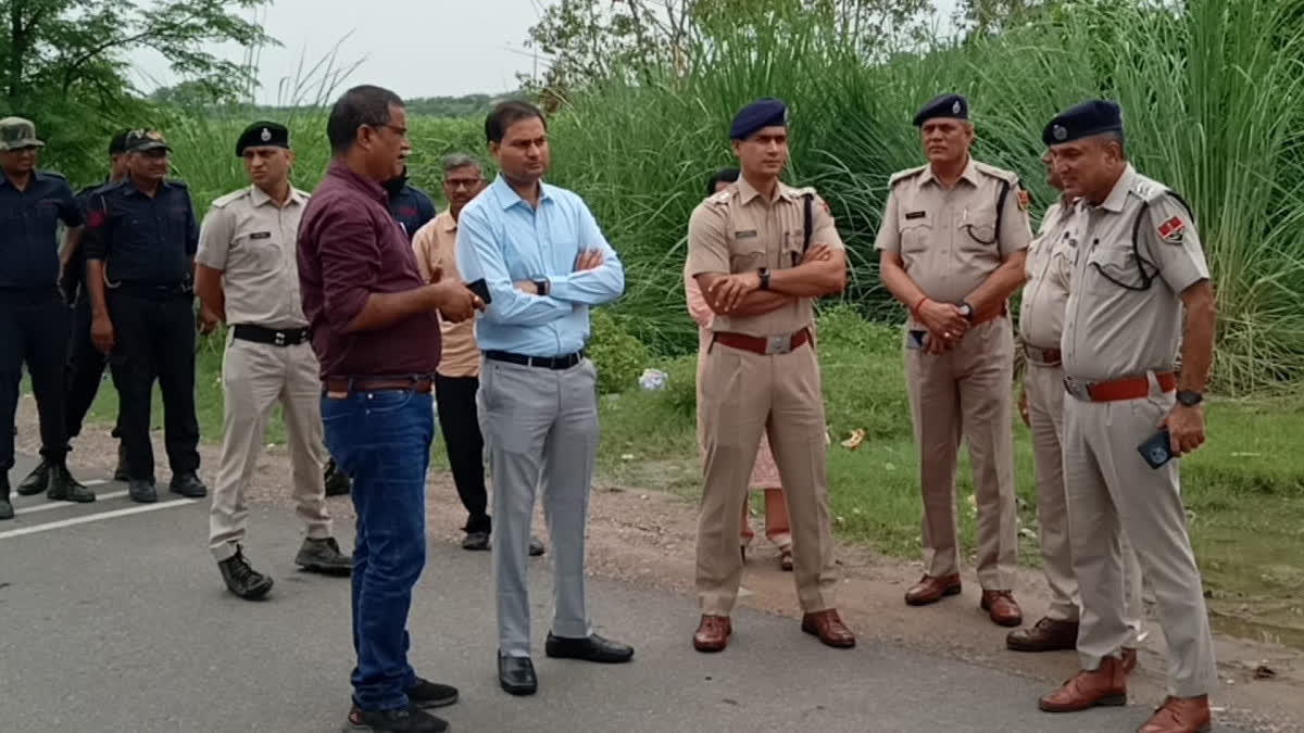 Bharatpur collector and SP inspection in Mewat, ban lift on internet