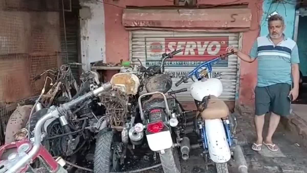 Three bikes set on fire in Pataudi