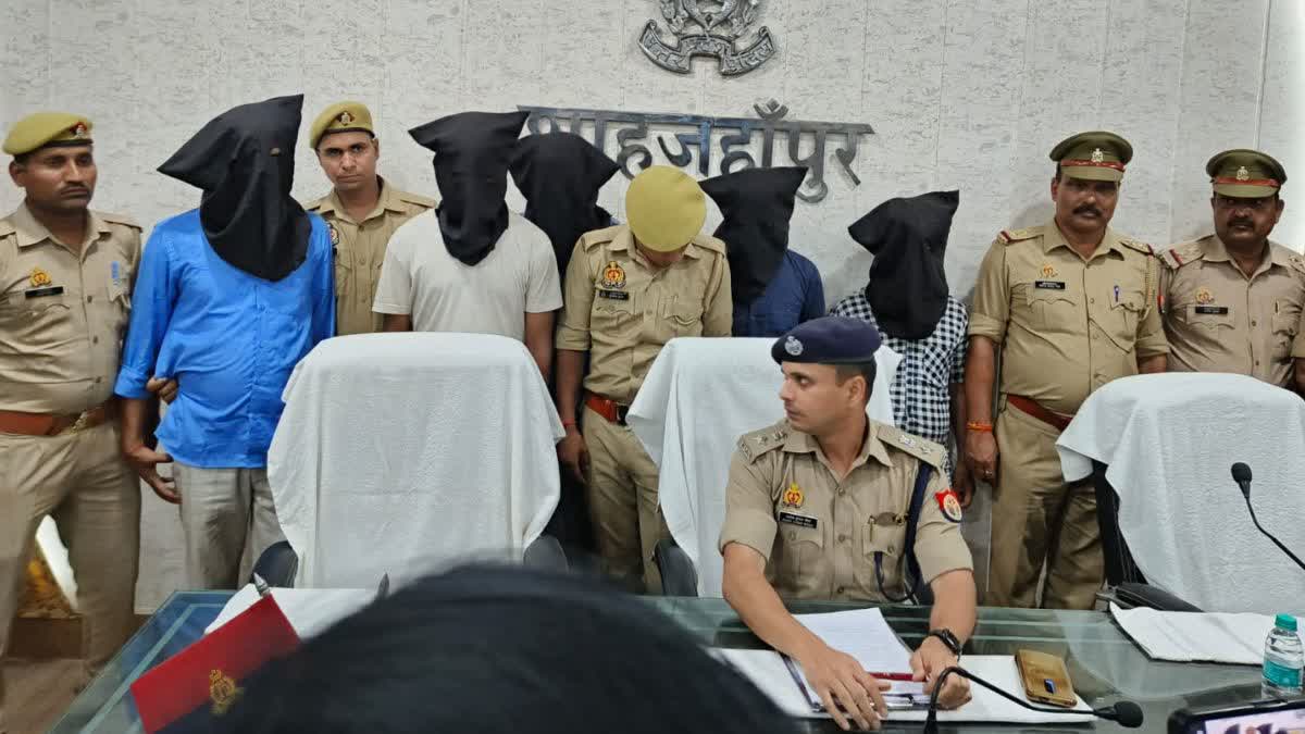 Five robbers arrested in Shahjahanpur
