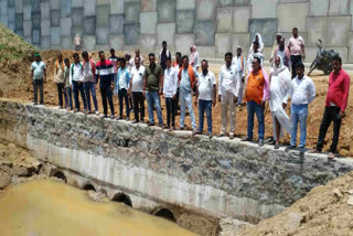 Farmers of Jharkhand and Bihar protested for demand of water