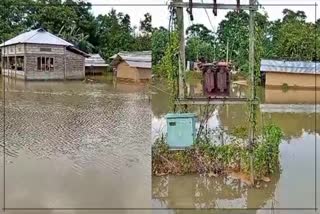 Flood situation worsen at Jonai Dhemaji