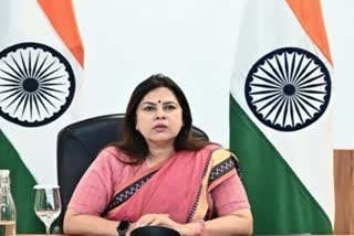 Minister of State External Affairs Meenakshi Lekhi