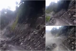 Landslide near Chhinka