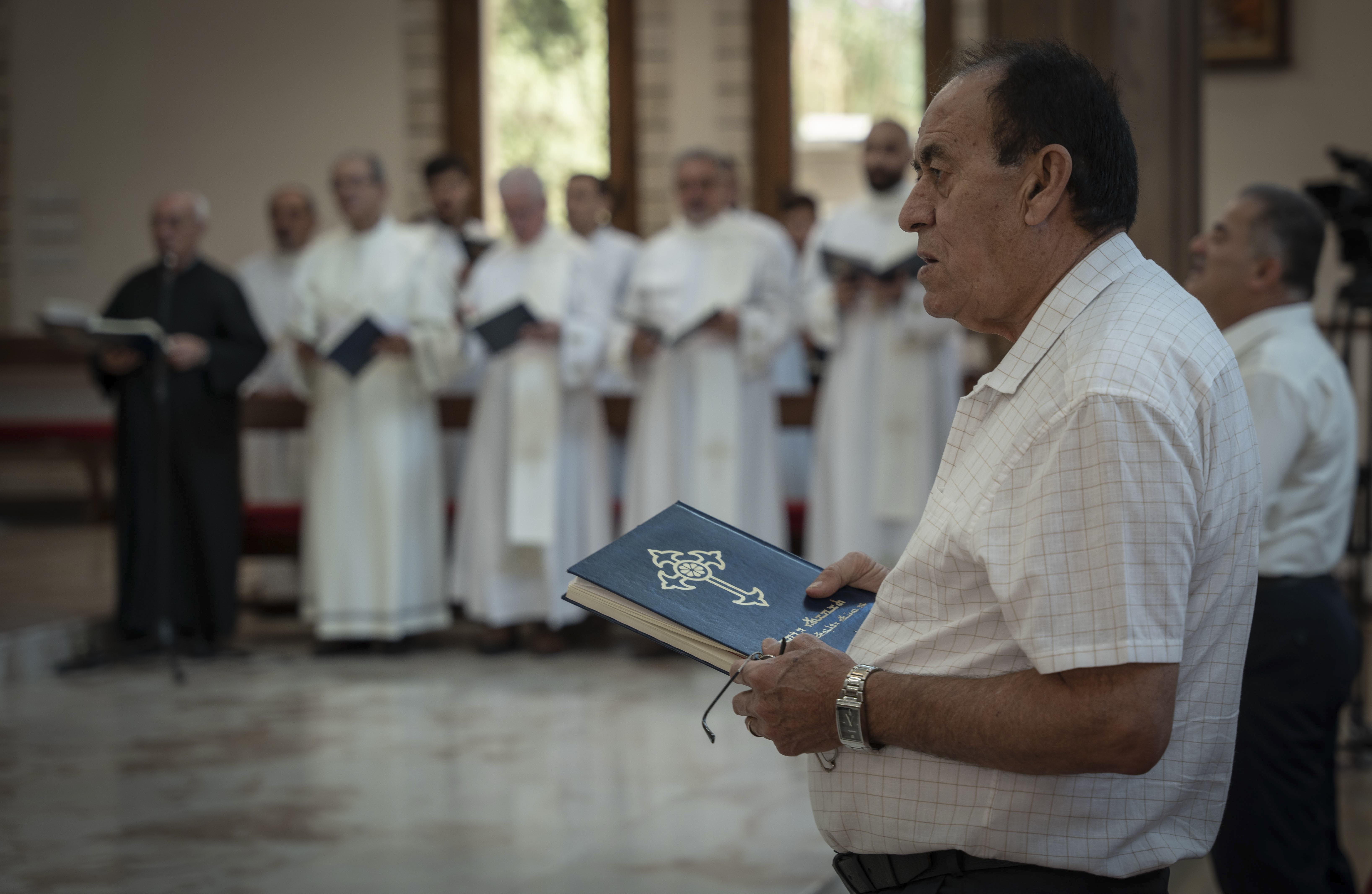 Iraqi Christians have struggled since the Nineveh plains, their historic homeland of rolling hills dotted with wheat and barley fields, were wrested back from Islamic State extremists six years ago. Although the threat from IS has receded, some towns are still mostly rubble. There are few inhabited homes or basic services, including water. Many Christians have given up and left for Europe, Australia or the United States. Others are trying to follow.Today, the number of Christians in Iraq is 150,000, compared to 1.5 million in 2003.